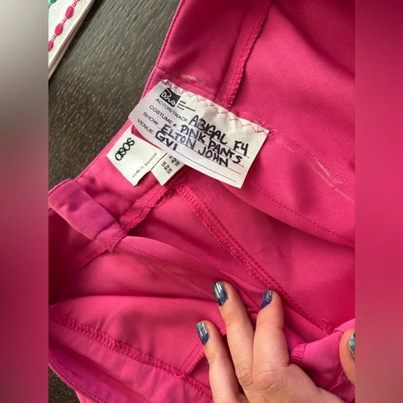 💥GGG SALE💥ASOS Bright Pink Wide Leg Pants - Picture 9 of 11